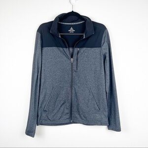 Prana Lightweight Full Zip‎ Sweatshirt Gray S